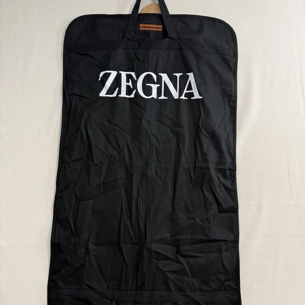 Ermenegildo Zegna Garment Bag Black Suit Travel Storage Cover 24